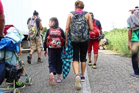 IOM assists migrant caravan members to return home